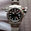 Swiss Made Rolex EXPLORER II 42mm 216570 Noob Black Dial SS Bracelet A3187