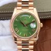 Swiss Made Rolex Day-Date 40mm 228235 RG Noob Green Dial Roman Markers RG Bracelet A3255