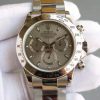 Swiss Made Rolex Daytona 116509 Gray Dial SS Bracelet A4130