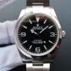 Swiss Made Rolex EXPLORER I 214270 39mm Noob Black Dial SS Bracelet A2824