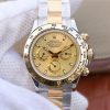 Swiss Made Rolex Daytona 116523 Thick YG Wrapped YG Dial SS/YG Bracelet A7750