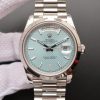 Swiss Made Rolex Day-Date 40mm 228206 Noob Textured Ice Blue Dial Bracelet A3255