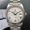 Swiss Made Rolex Day-Date 40mm 228239 Noob Quadrant Textured White Dial Bracelet A3255