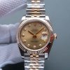 Swiss Made Rolex DateJust 41mm 126333 Noob RG Wrapped RG Dial Diamonds Markers SS/RG Bracelet A3235