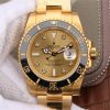 Swiss Made Rolex Submariner 116613 LN Diamonds Markers YG Dial SS/YG Bracelet Eat2836