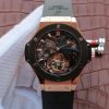 Swiss Made Hublot Big Bang Ceramic Bezel Skeleton Tourbillon RG