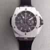 Swiss Made Hublot Big Bang Ferrari Limited Edition SS Black Dial Black Rubber Strap A7753