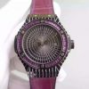 Swiss Made Hublot Big Bang 41mm Tutti Frutti Maroon Caviar on Gummy Strap A2824