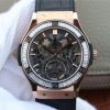 Swiss Made Hublot Classic Fusion Tourbillon 42mm TF RG Skeleton Dial Black Gummy Strap A23J