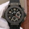 Swiss Made Hublot Big Bang 44mm Full Ceramic Black Dial Black Rubber Strap HUB4100