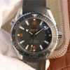 Swiss Made Omega Planet Ocean Professional Ceramic Bezel 45mm OMF Orange Marker Rubber Strap A8500