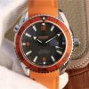 Swiss Made Omega Planet Ocean Professional Orange Bezel 45mm OMF Rubber Strap A8500