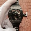 Richard Mille RM52-02 Horse Unique Piece Real Ceramic Black Rubber Strap MIYOTA8215