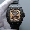 Richard Mille RM057 Dragon Phoenix PVD SS Case YG Dragon Dial Black Rubber Strap