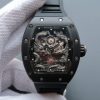 Richard Mille RM057 Dragon Phoenix PVD SS Case Dragon Dial Black Rubber Strap