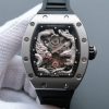 Richard Mille RM057 Dragon Phoenix SS Case Silver Dragon Dial Black Rubber Strap