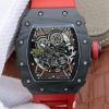 Richard Mille RM035-02 Rafael Nadal FC Titanium Case KVF Skeleton Dial Red Rubber Strap MIYOTA8215