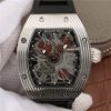 Richard Mille RM018 Hommage a Boucheron SS Brown Skeleton Dial Black Rubber Strap 6T51