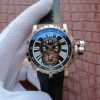 Swiss Made Roger Dubuis  Tourbillion SS Black Dial Roman Numerals Rubber Strap