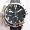 Swiss Made U-Boat U-51 Chimera Watch Limited Edition Black Dial White Hands Black Leather Strap A7750