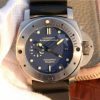 Swiss Made Panerai PAM371 Titanium Blue Dial XF Black Rubber Strap P9001