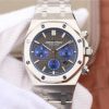 Swiss Made Audemars Piguet Royal Oak Chronograph SS JHF Gray/Blue Dial SS Bracelet A7750