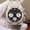 Swiss Made Audemars Piguet Royal Oak Chronograph SS JHF Black/White Dial SS Bracelet A7750