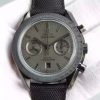 Swiss Made Omega Speedmaster Moonwatch PVD Chrono Black Dial Nylon Strap A9300