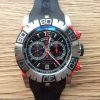 Swiss Made Roger Dubuis Chronoexcel Ultimate Edition Red SS Black Dial Black Rubber Strap