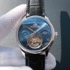 Swiss Made IWC Portuguese Tourbillon Power Reserve Moonphase Blue Dial