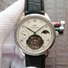 Swiss Made IWC Portuguese Tourbillon Power Reserve Moonphase White Dial