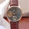 Swiss Made IWC AZ Portuguese Tourbillon IW5463 RG Gray Dial