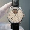 Swiss Made IWC TF Portuguese Tourbillon IW5046 White Dial Leather Strap