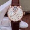 Swiss Made IWC AZ Portuguese Tourbillon IW5042 RG White Dial Leather Strap