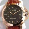 Swiss Made Panerai ZF PAM393 Ladies RG Leather Strap P9000